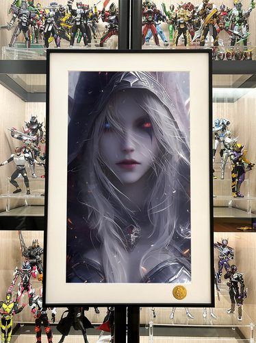 《风行者》希尔瓦娜斯黑暗女王艾泽拉斯魔兽世界魔兽争霸装饰画