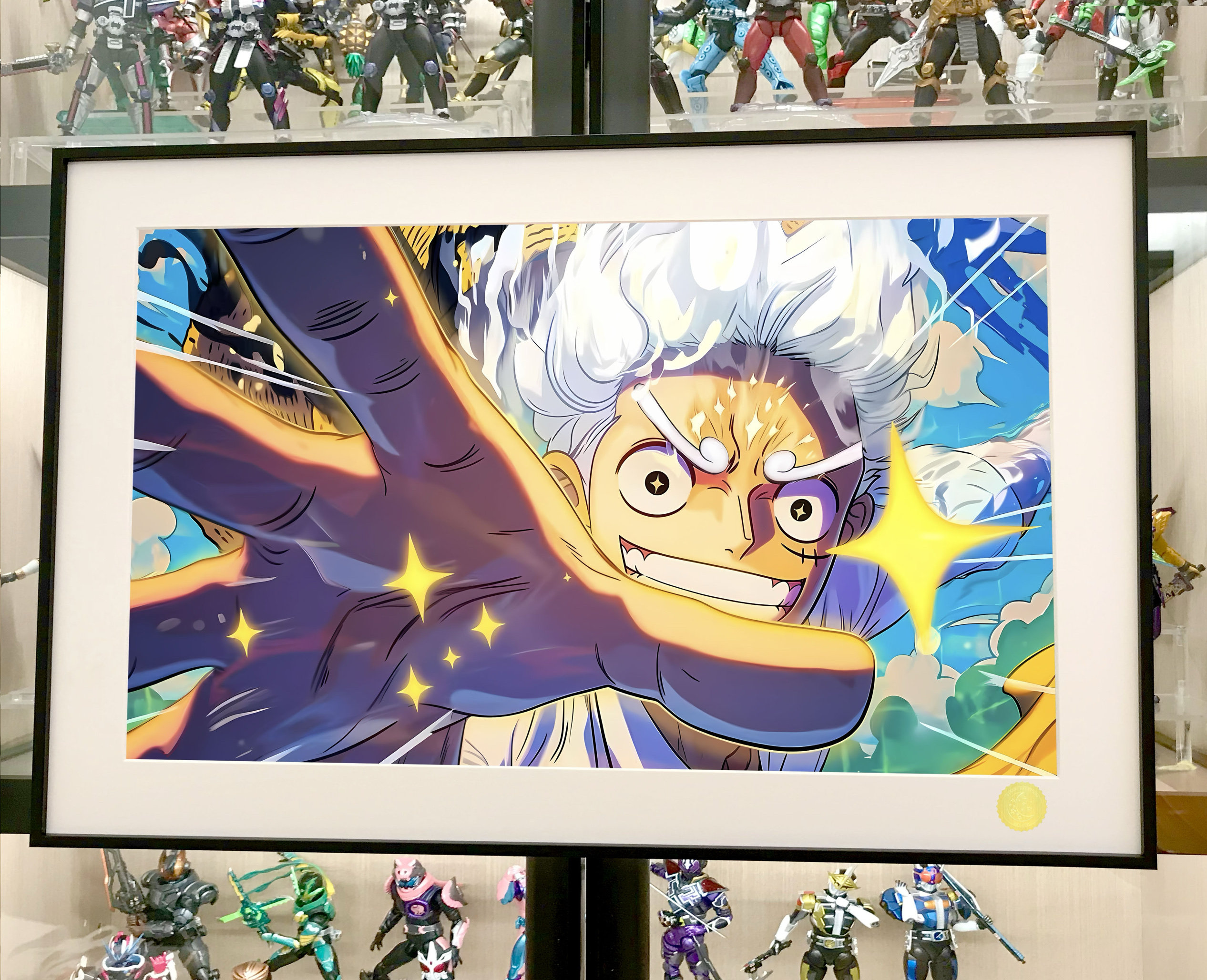 星空工作室《闪耀尼卡路飞》海贼王五档航海王onepiece装饰画