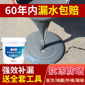 屋顶防水涂料补漏材料水性聚氨酯