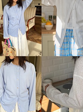 nothe Case「甜酒晚风」透气温柔长袖开衫 防晒慵懒感外搭上衣