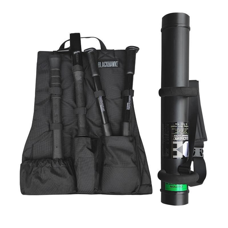 消防破拆工具组手动多功能破门工具套装组合8P件套黑鹰撞门器挠钩