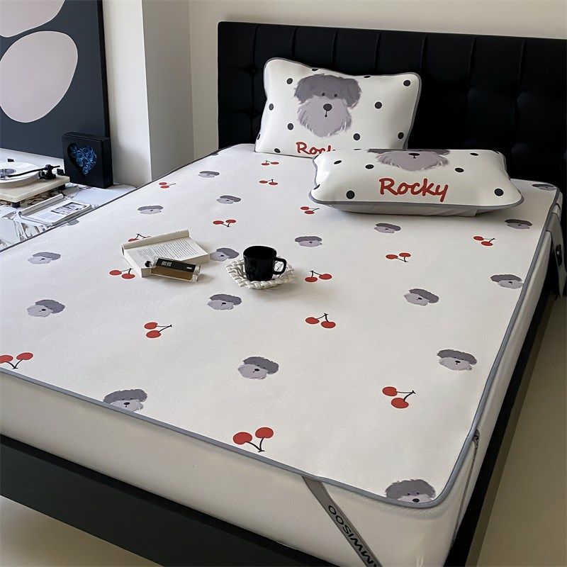 金喜鸟家纺卡通A类抗菌数码印花冰丝凉席三件套夏季可机洗空调席,搬运/仓储/物流设备,机械式停车设备（立体停车库）,淘宝优惠券,粉丝福利购,淘宝优惠卷