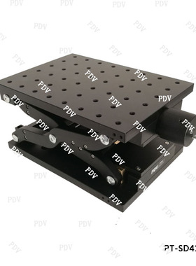 SD410精密型手动升降台/位移台/升降滑台/手摇滑台Z轴手动平移台