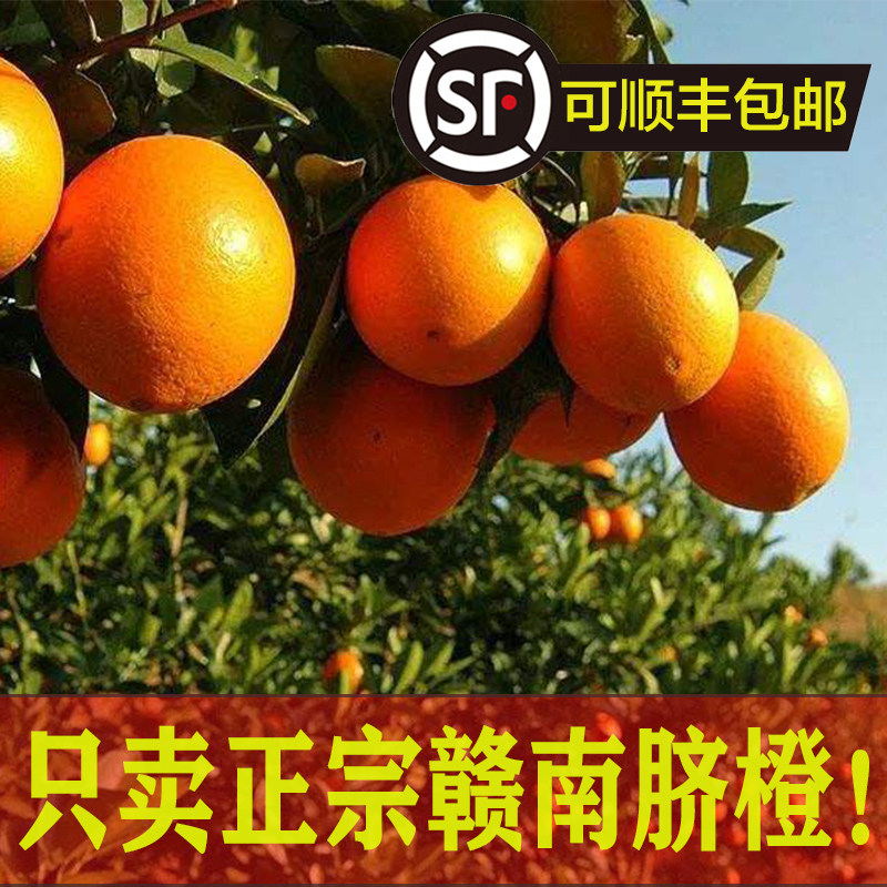 正宗赣南脐橙赣州农村现摘新鲜橙子10斤整箱5水果顺丰20斤旗舰店
