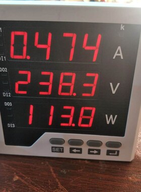 电压电流表数显双显交流电频率表50HZ 单相电流电压组合表485通讯