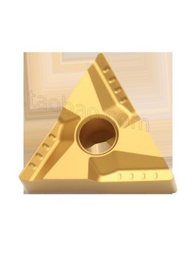 TNMG160404 L/R-VF数控外圆内孔合金车刀片钢件专用三角刀片黄色