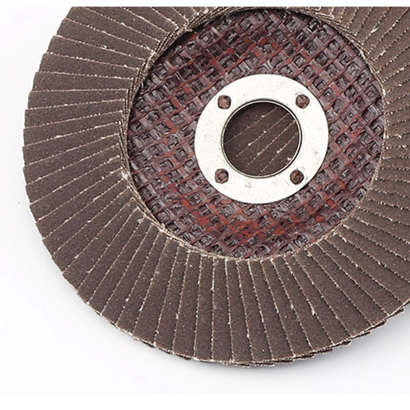 百叶片320目百叶轮打磨片抛光削铁王抛光片125角磨机不锈钢磨光片