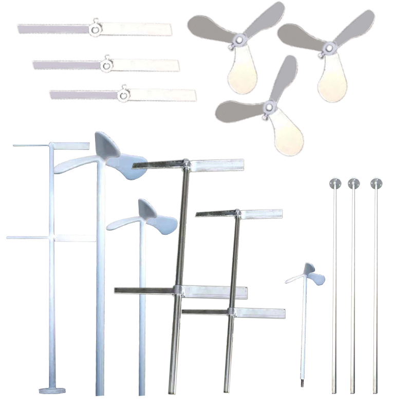 减速机搅拌机叶轮304不锈钢桨叶 钢衬塑搅拌机叶片 搅拌杆搅拌轴