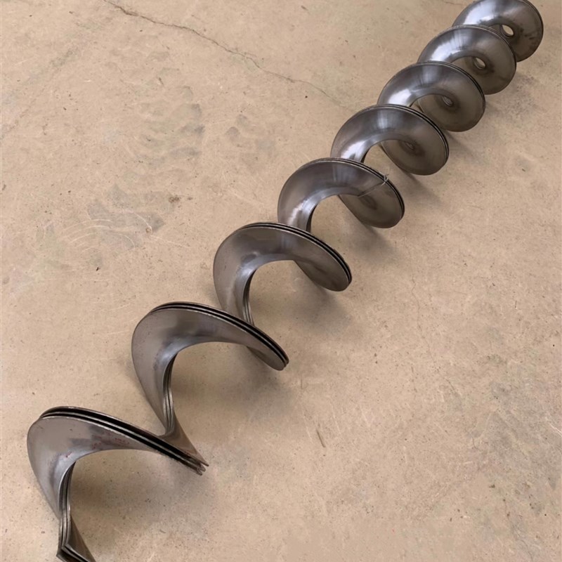 加厚耐磨螺旋片绞龙叶片饲料搅拌机上料机提升机输送机蛟龙片配件