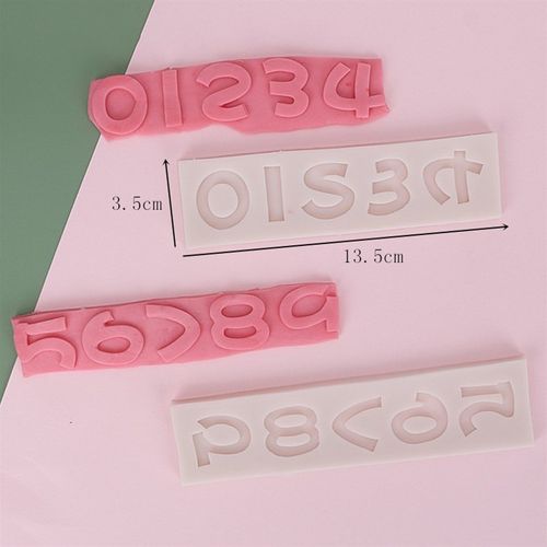 儿童蛋糕装饰我几岁了 数字蛋糕硅胶模具 网红翻糖生日蛋糕模具