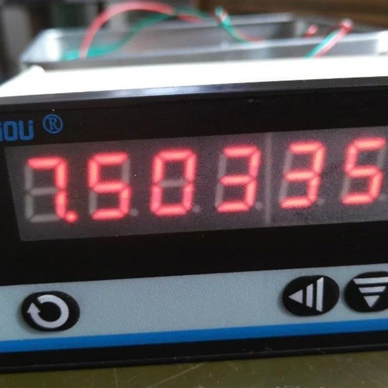 高精度可测正负5位6位7位数字数码管数显电压电流表头带通信RS232