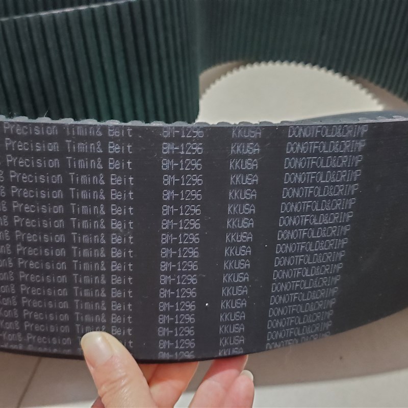 黑色橡胶硅胶8M同步带25T10-1000 16T10-1110 pu聚氨酯同步带开口