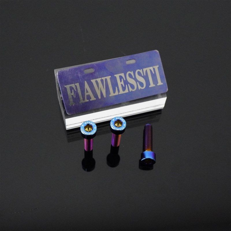 弗勒钛 雅马哈yamaha R1/R1M改装钛合金螺丝风挡刹车挡泥板 烧蓝