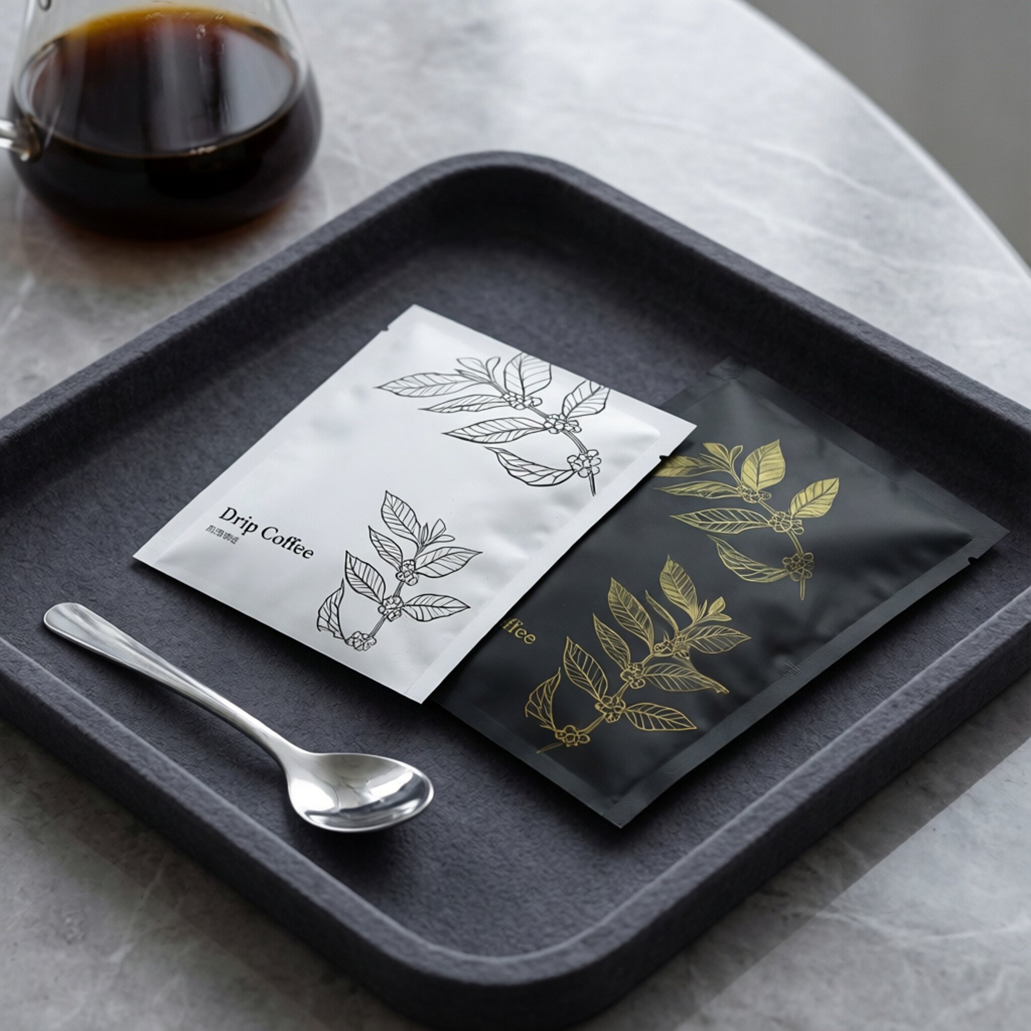 挂耳咖啡外包装袋定制冲泡茶袋牛皮纸袋一次性食品级铝箔材质包邮