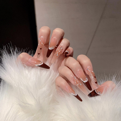 4.0细狗长尖穿戴甲ins秋冬圣诞手