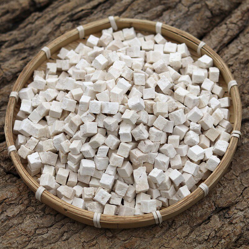 箐山中药材茯苓正品250g云南云苓不熏白茯苓伏苓块丁茯苓茶可打粉