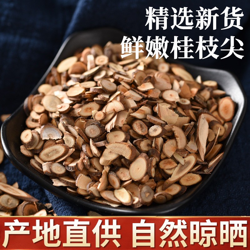 广西桂枝药材500g桂枝尖香料泡脚桂枝片嫩尖细桂玉林枝特产干货