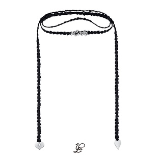 Jewelry 英文爱心丝巾式 PUPPY YOU回归款 自由缠绕颈饰 LOVES