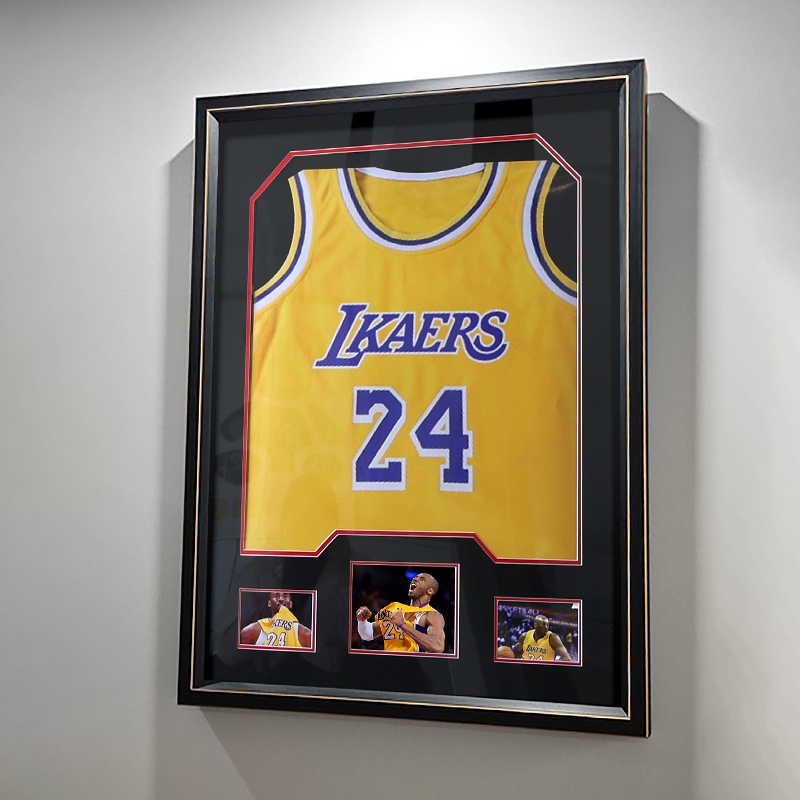 纪念收藏定制球衣相框装裱挂墙