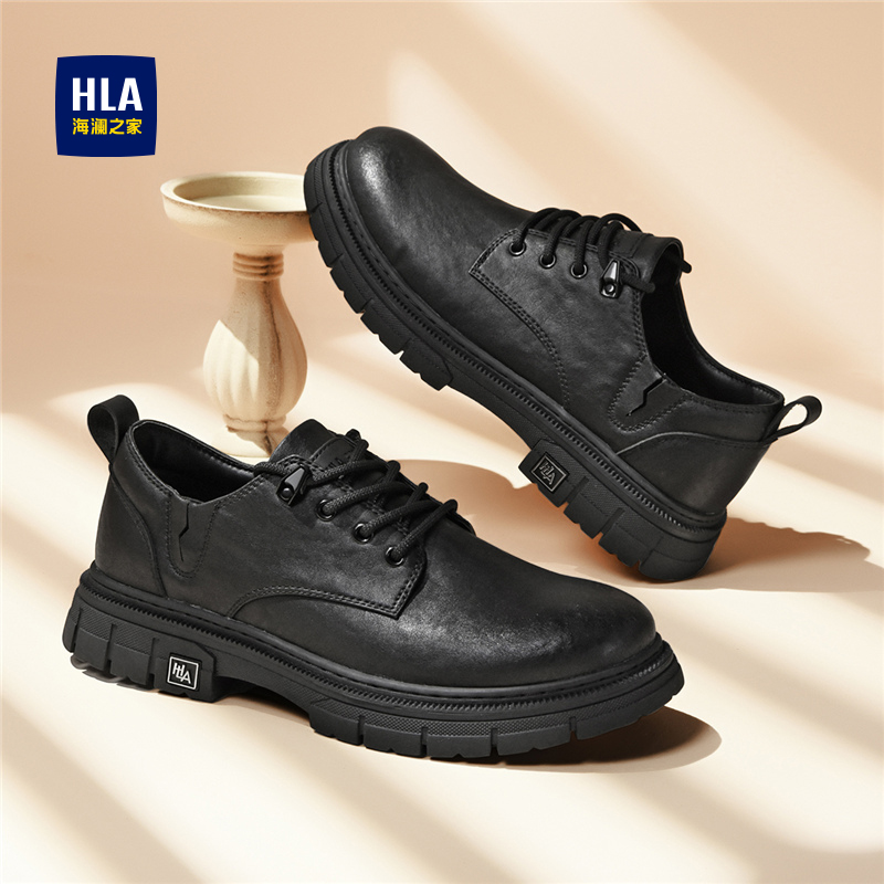 低帮马丁靴男英伦时尚