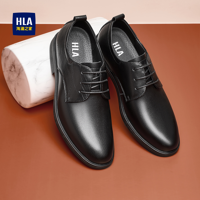 商务休闲正装系带皮鞋经典