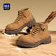 靴子大黄靴男靴户外工装 HLA 靴 新款 男士 海澜之家男鞋 马丁靴男冬季