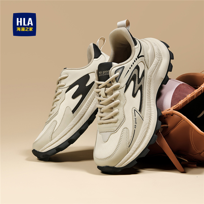 休闲透气运动鞋百搭拼接老爹鞋
