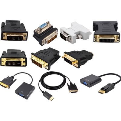 DVI转HDMI转接头24+5公转母24+1接口18+1转vga转换高清线dp显卡口