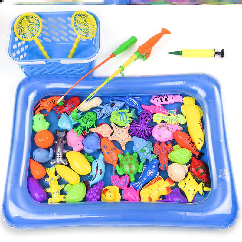 宝宝钓鱼玩具儿童小猫钓鱼竿电动旋转2音乐3女孩益智力4男孩动脑5