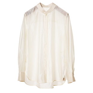 Distin Kidny/迪凯长袖衬衫女春秋款休闲直筒衬衣女休闲风打底衣