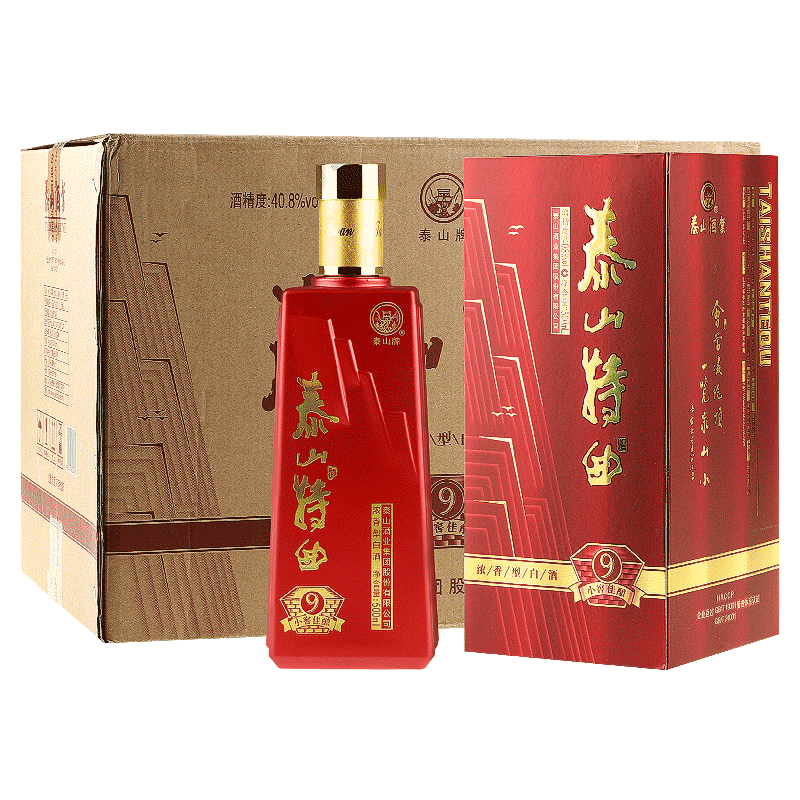 泰山特曲佳酿整箱浓香型白酒