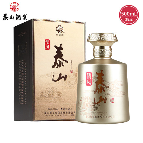 泰山牌儒风泰山38度浓香型酒