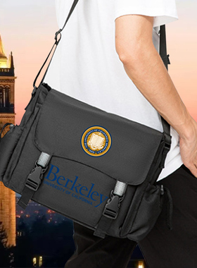 加州大学伯克利分校UC Berkeley周边纪念品书包斜挎单肩补课包dt