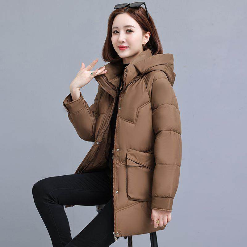 冬季新款棉服女中长款宽松时尚洋气保暖加厚棉衣冬装棉袄外套,女装/女士精品,时尚套装,淘宝优惠券,粉丝福利购,淘宝优惠卷