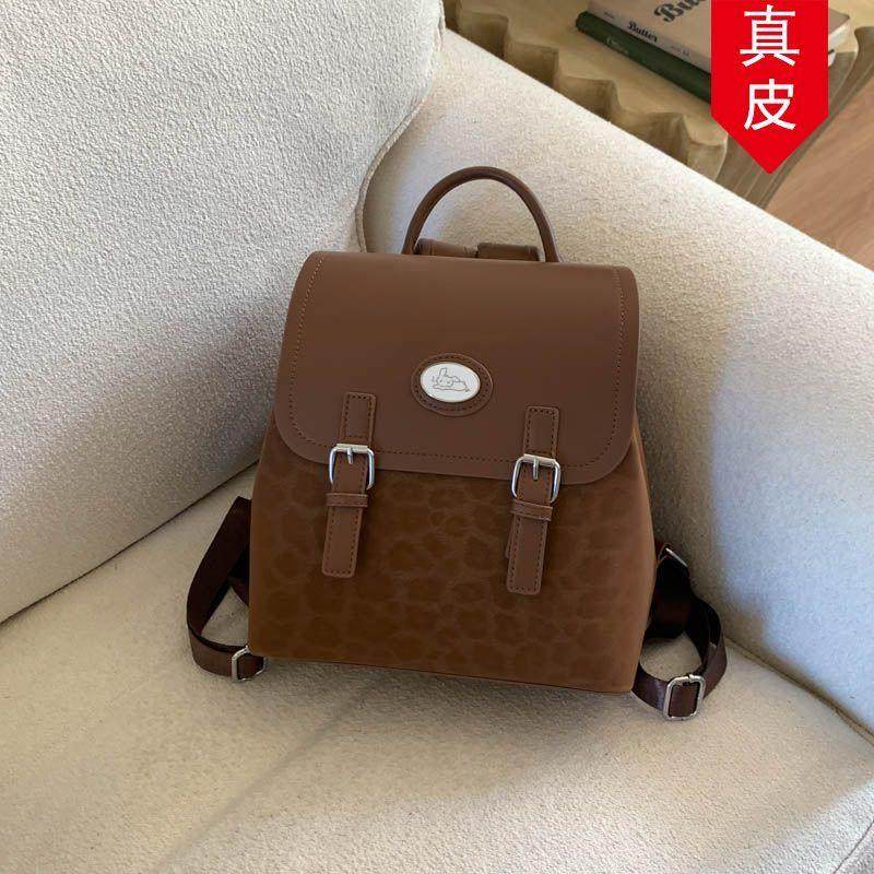 学院风复古双肩包包女式2025新款旅行通勤背包时尚百搭手提单肩包,箱包皮具/热销女包/男包,通用款女包,淘宝优惠券,粉丝福利购,淘宝优惠卷