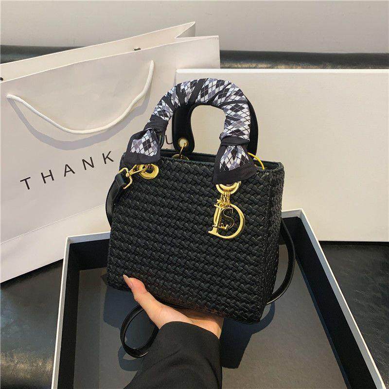高级感小众编织纹戴妃包包女士2025新款时尚大容量单肩斜挎手提包,箱包皮具/热销女包/男包,通用款女包,淘宝优惠券,粉丝福利购,淘宝优惠卷