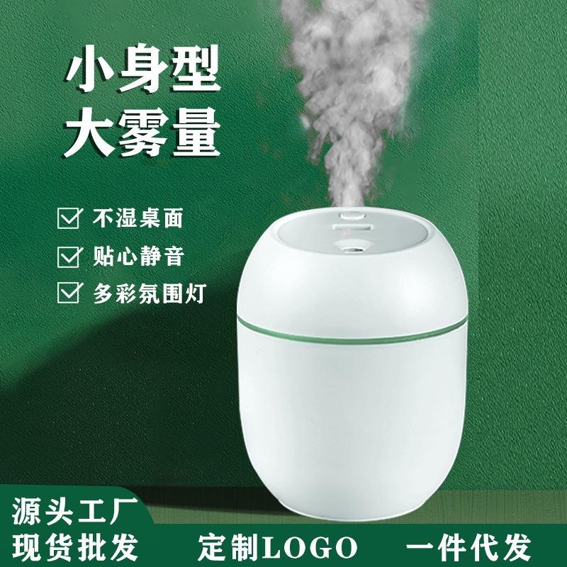 新款家用彩蛋加湿器桌面大雾量容量小型usb车载香薰加湿器定制