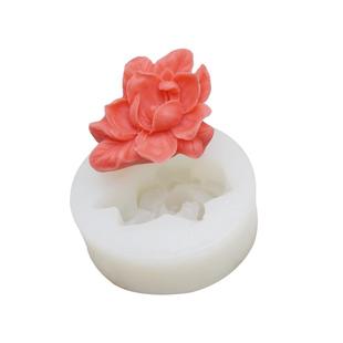 DIY烘焙 玫瑰花带叶 香薰手工皂模翻糖慕斯蛋糕硅胶模具定制