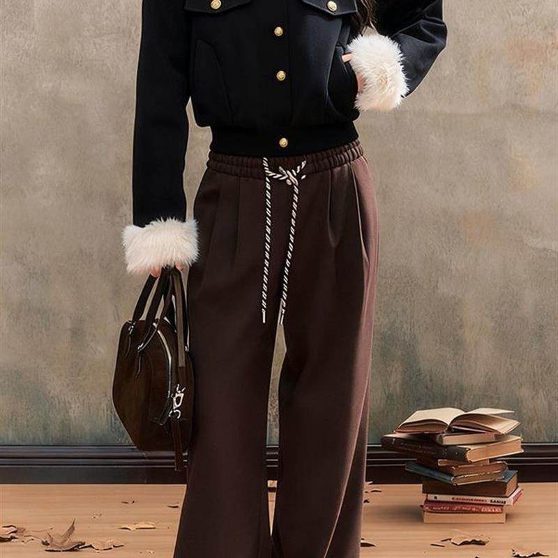 美式复古高级感拼接毛毛领牛仔外套女秋冬季修身短款休闲夹克上衣,女装/女士精品,时尚套装,淘宝优惠券,粉丝福利购,淘宝优惠卷