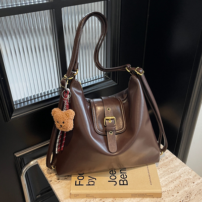 双肩美拉德多功能三用包
