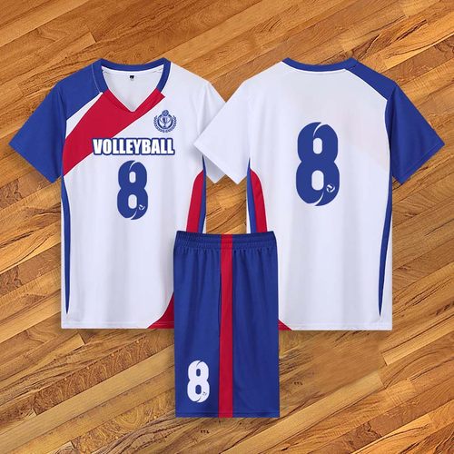 排球服短袖套装男女比赛队服
