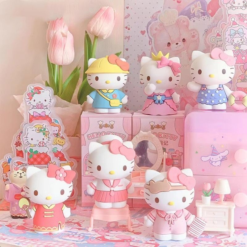 凯蒂猫换装日记盲盒手办公仔