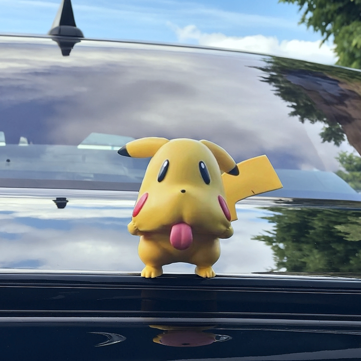鬼脸皮卡丘宠物小精灵摆件