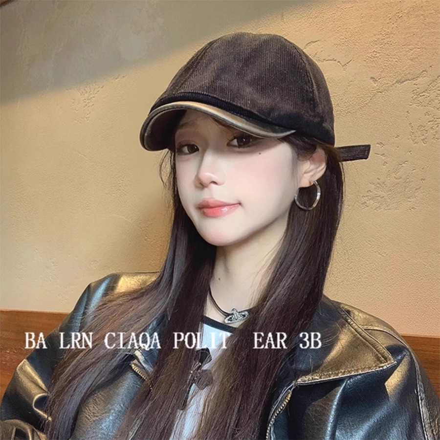 2025新款复古英伦风前进帽
