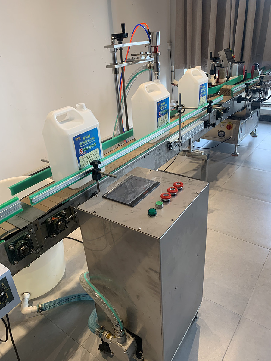 伺服电机自动流水线大流量小流量洗衣液蜂蜜粘稠液体灌装机定量