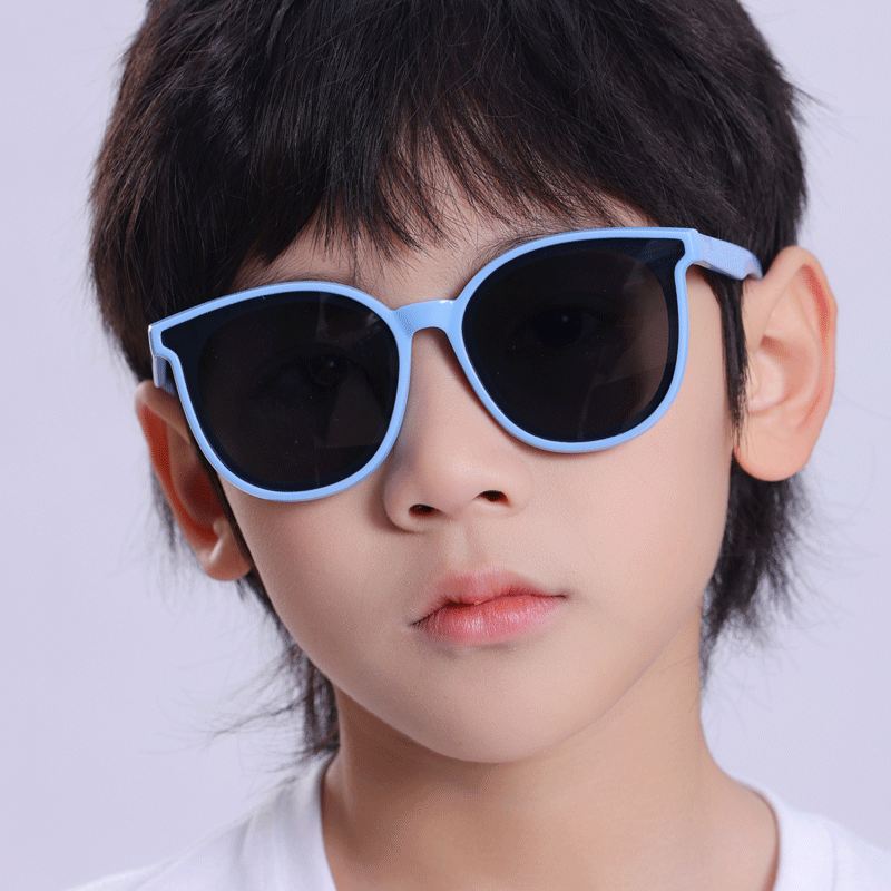 偏光儿童墨镜男童GM夏防紫外线2026年新款女童小孩礼物太阳眼镜