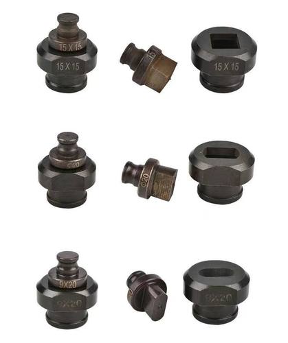 电动冲孔机模具MHP-20手提式JP-20冲头槽钢角铁钻孔一字腰圆模具