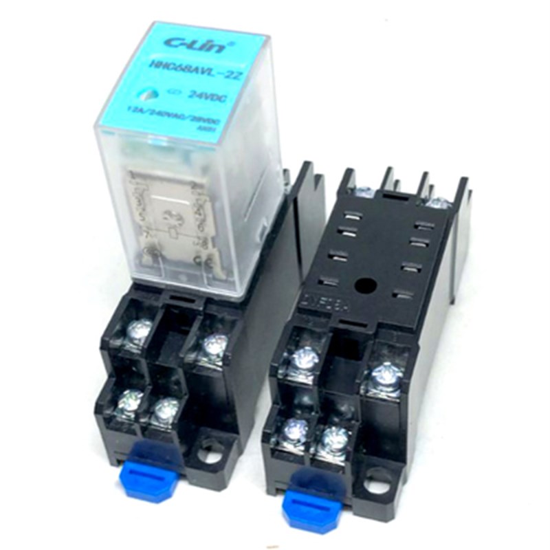 欣灵中间继电器HHC68BVL-2Z HH52PL MYG2 5A电流AC220V DC24V 带