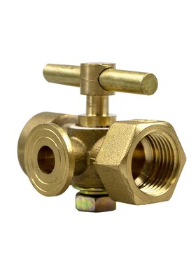 压力表缓冲弯/DN15表阀/三通旋塞阀/黑色/不锈钢表弯M20*1.5M14