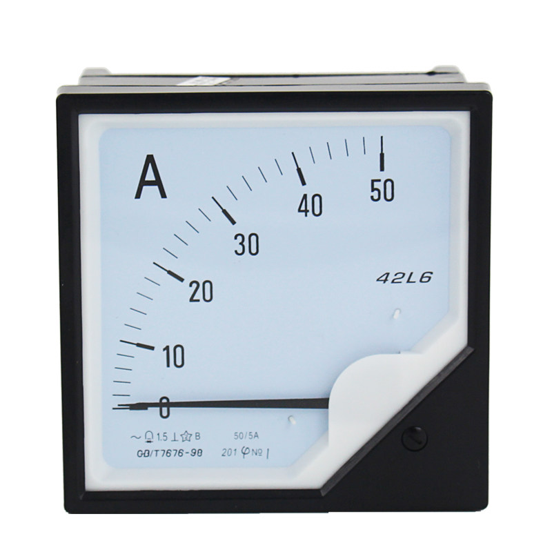 42L6电流表指针式表头频功率50/5 100/5交直流42C3电流电压表450V